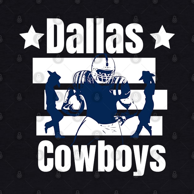 Dallas cowboys cute graphic design by Nasromaystro